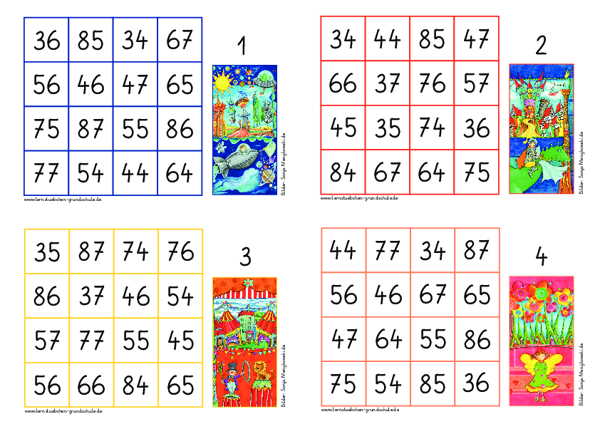 Bingo ZR 100 - mit der ganzen Klasse - Aufgabenkarten (2)